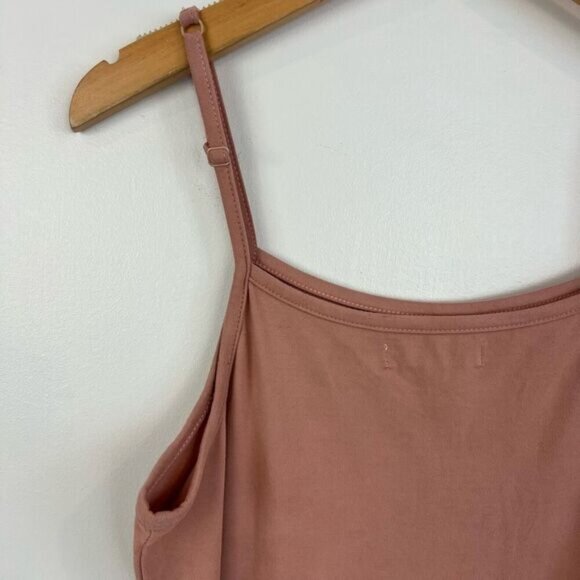 Rose Maternite Maternity Pregnancy Stretch Pink Blush Nighty Medium Dress Midi - Picture 10 of 11